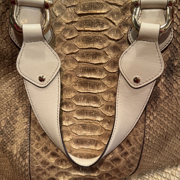 Womens, GUCCI Python Hobo Tote Bag. - Picture 2 of 10